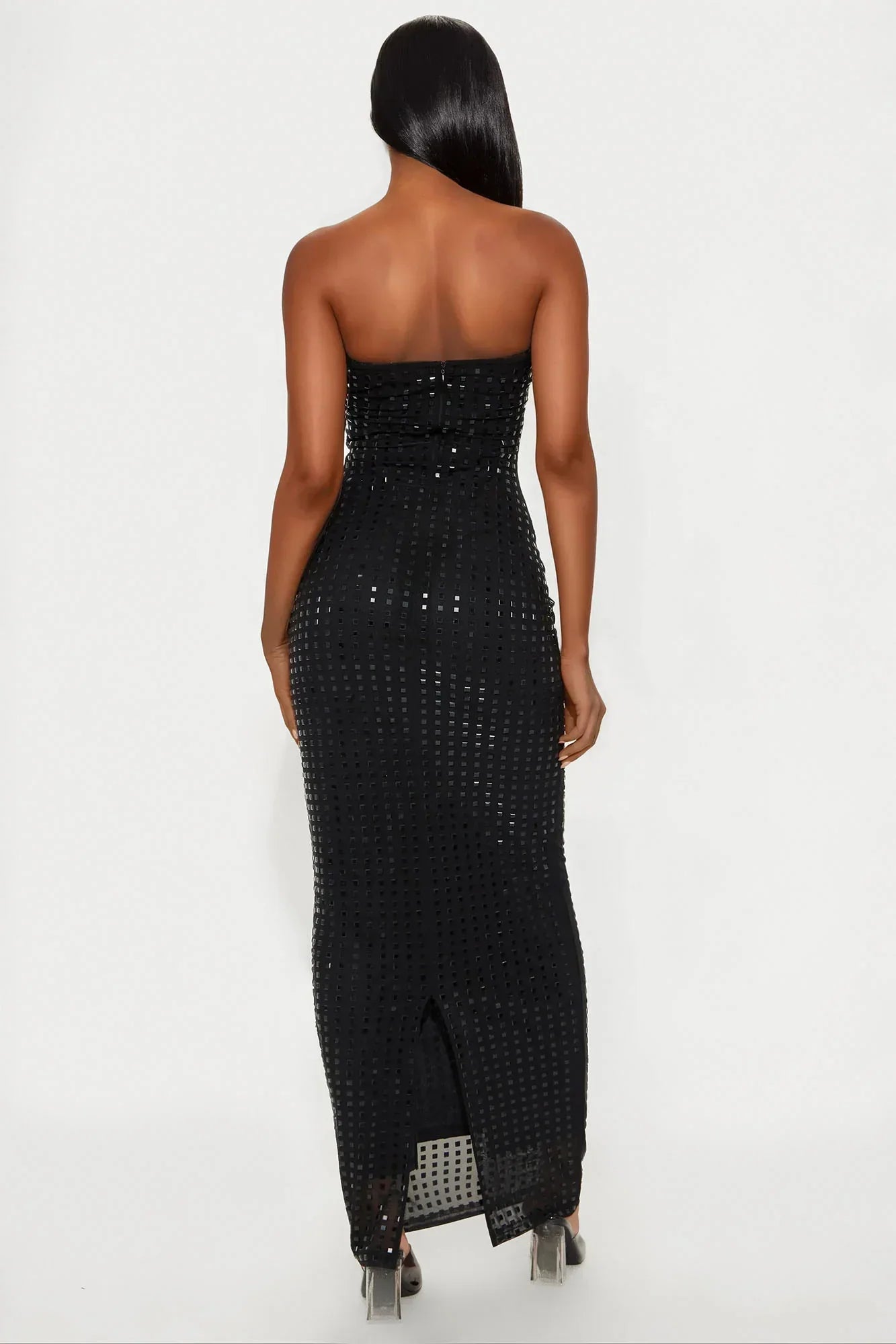 Kayla Midnight Shimmer Maxi Dress