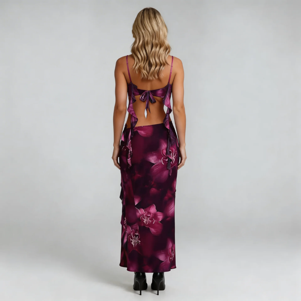 Alina Floral Maxi Set