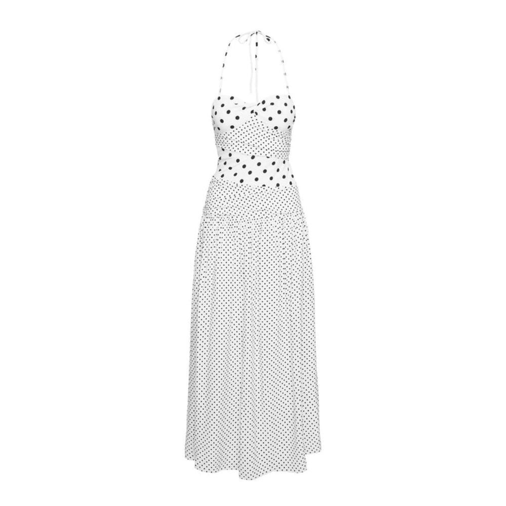 Amaya Polka Maxi Dress