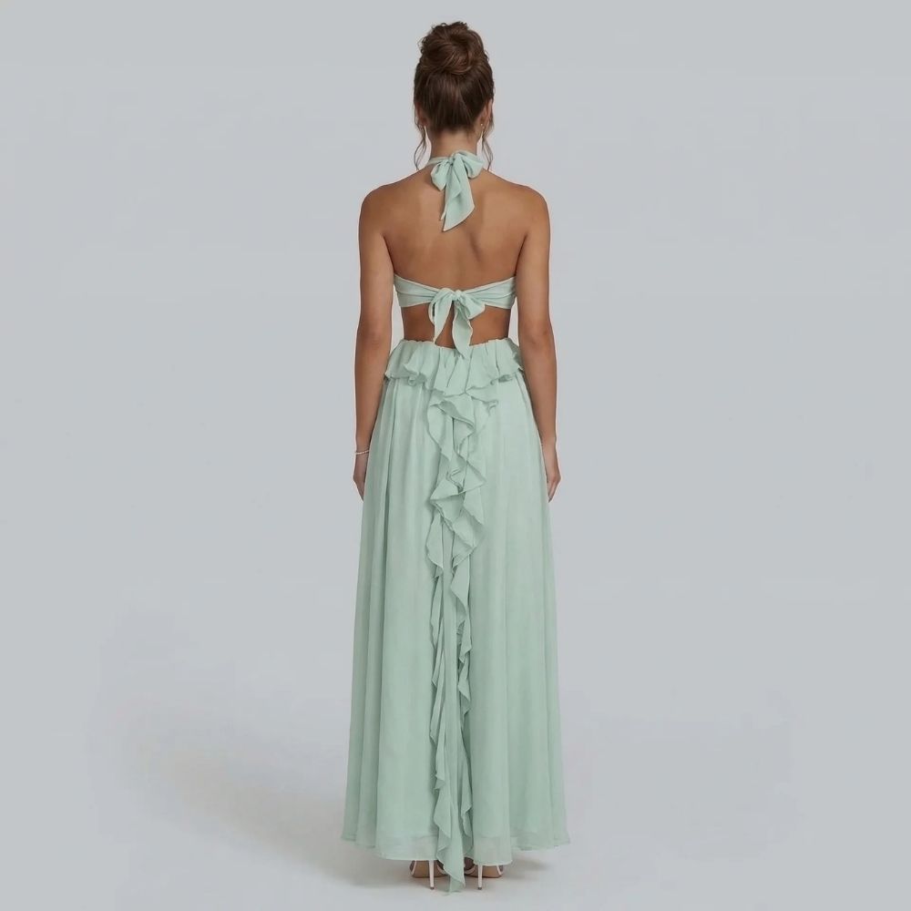 Amelie Rosette Maxi Dress