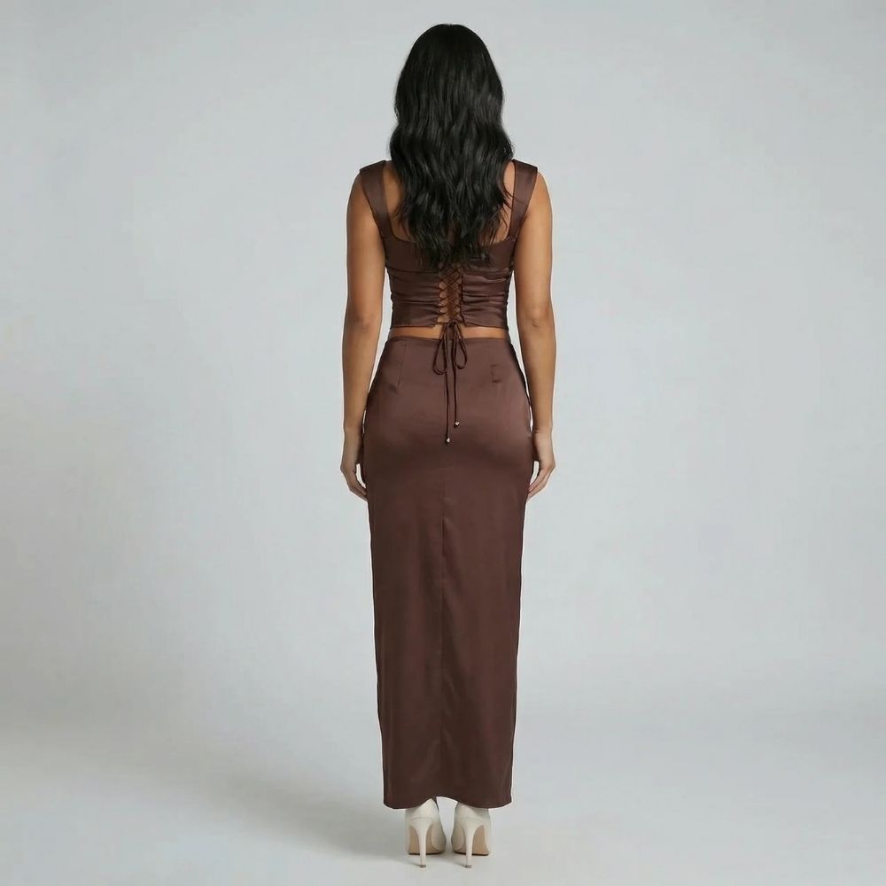 Lauren Corset Maxi Set