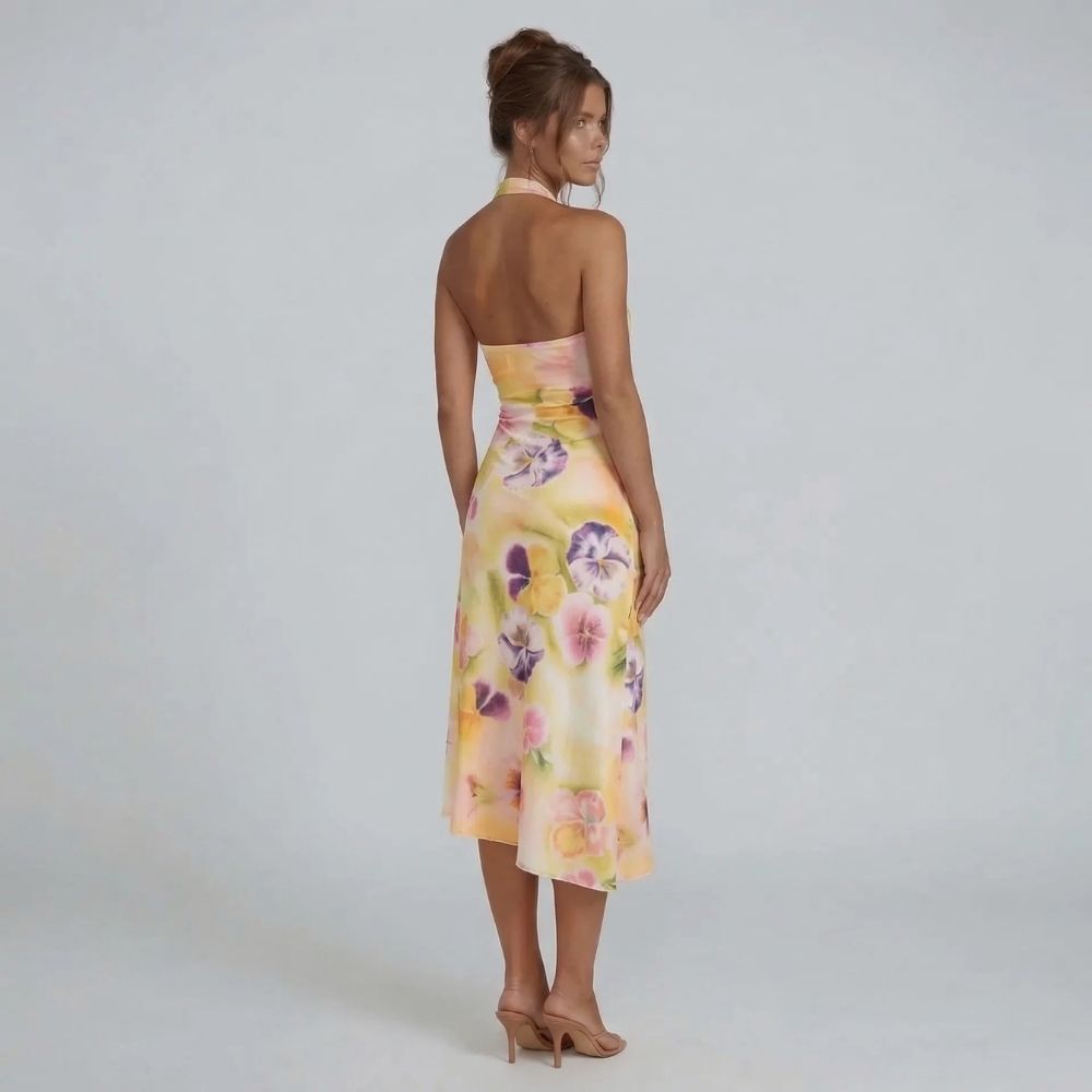 Loren Floral Midi Dress