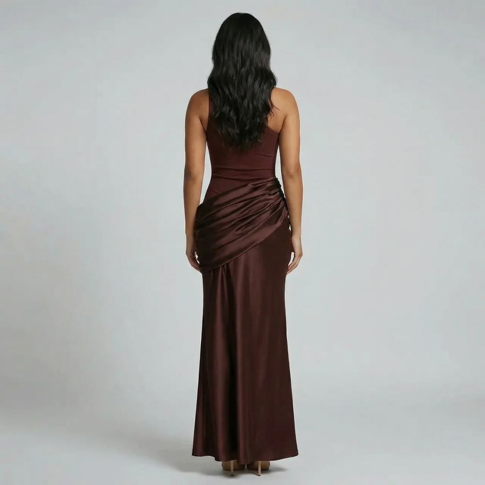 Seren Draped Maxi Dress