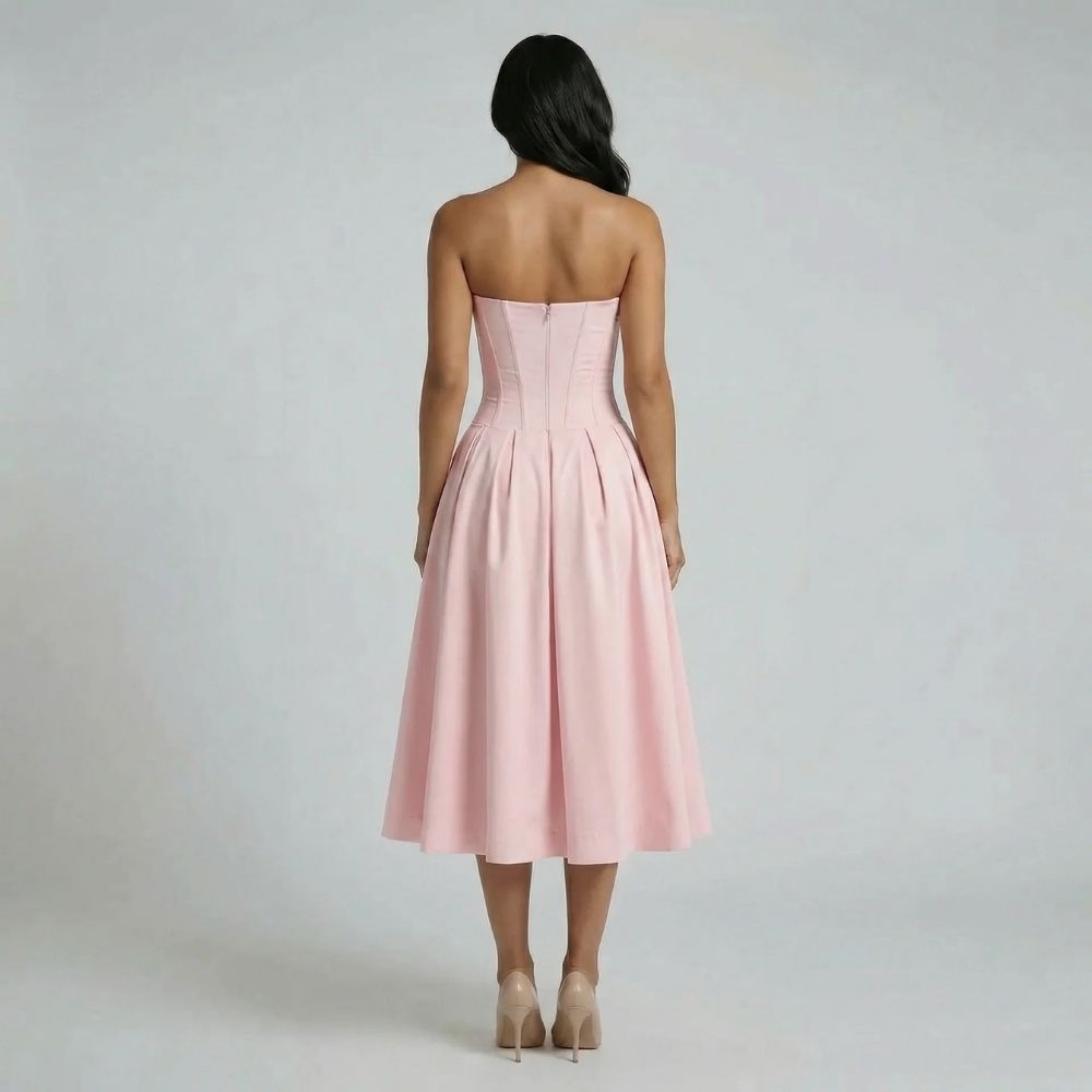 Sylvia Corset Midi Dress