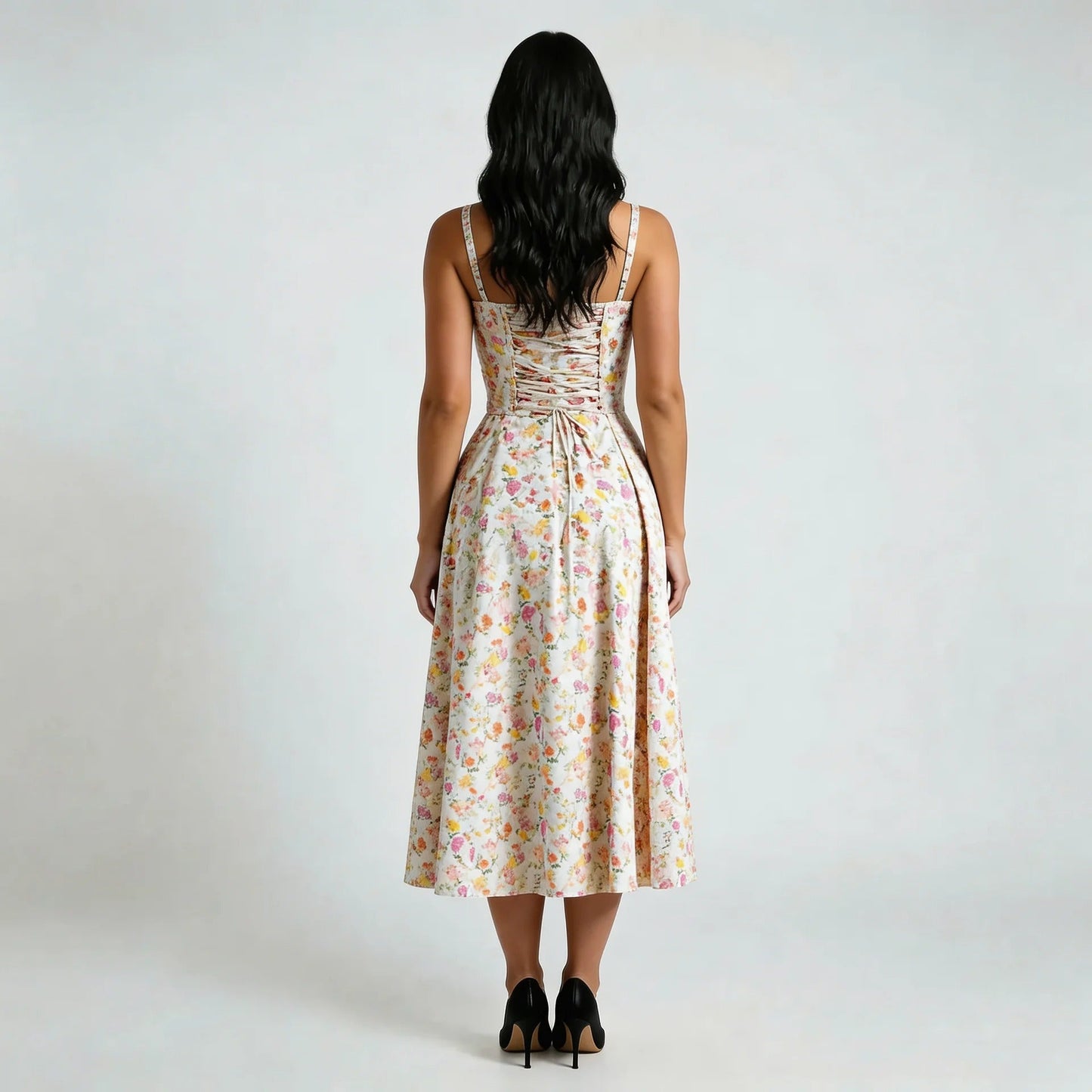 Valeria Corset Midi Dress