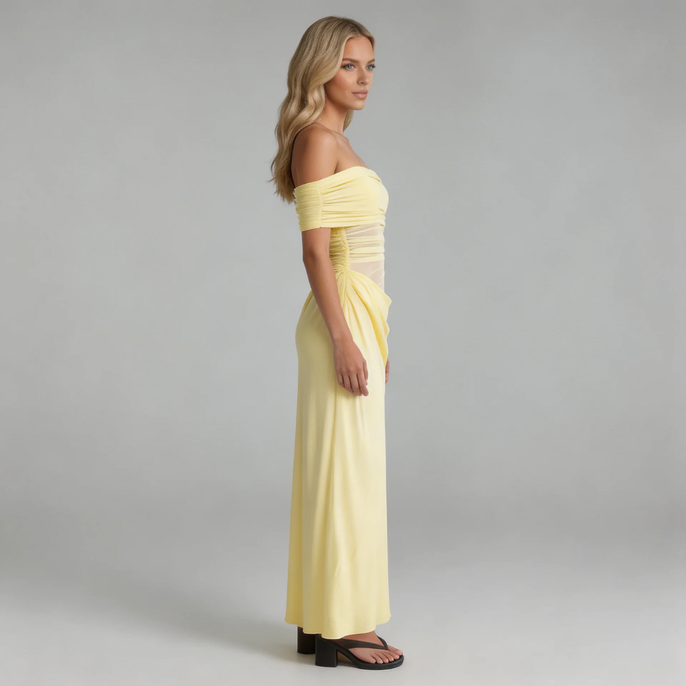 Olivia Mesh Maxi Dress