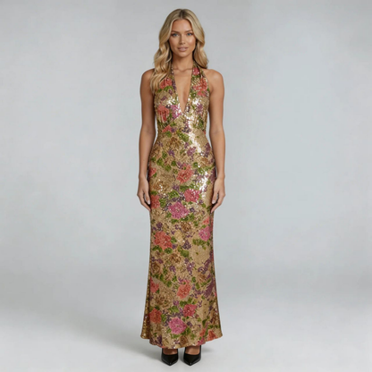 Serena Sequin Maxi Dress