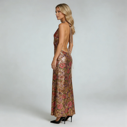 Serena Sequin Maxi Dress