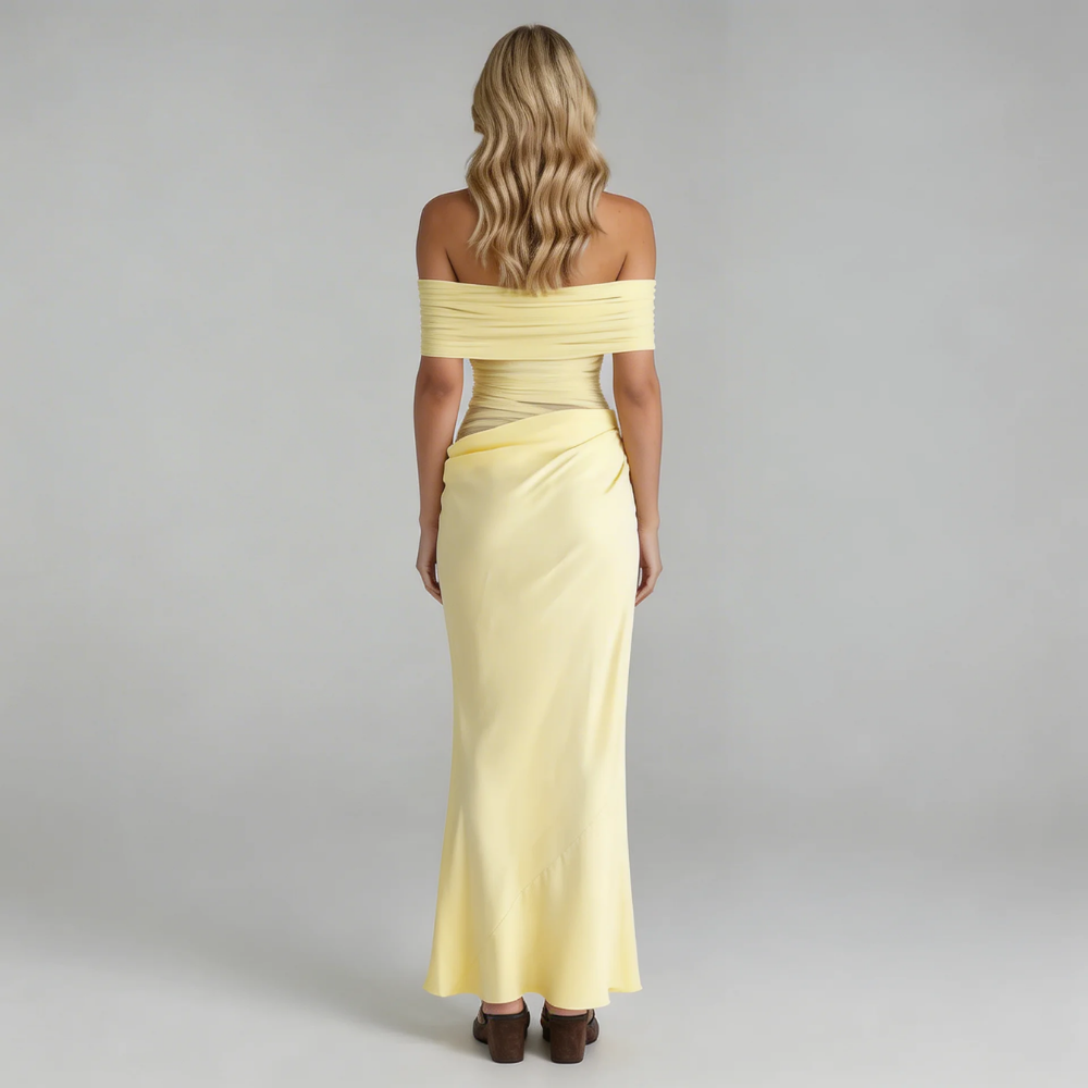 Olivia Mesh Maxi Dress