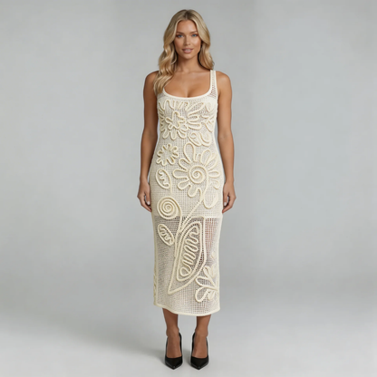 Poppy Floral Midi Dress