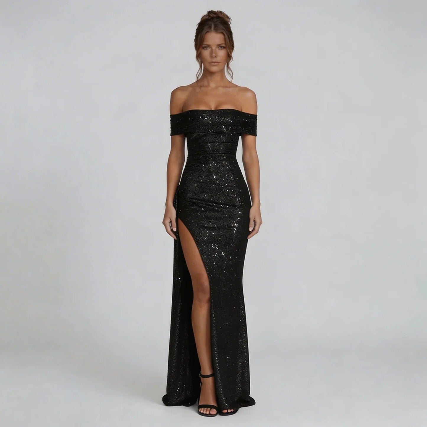 Odette Pleated Maxi Dress