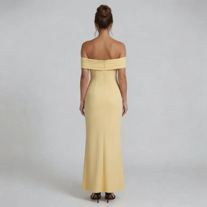 Odette Pleated Maxi Dress