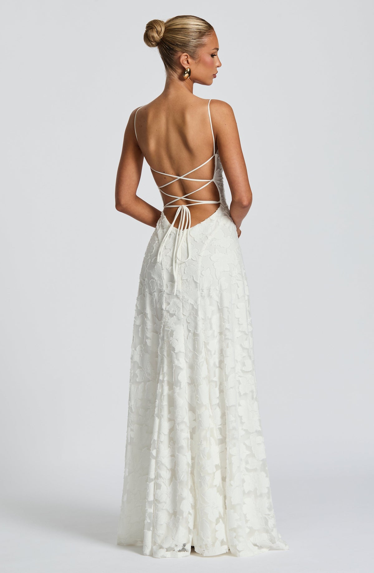 White maxi dress, fourth view