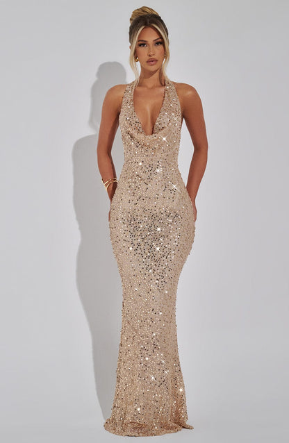 Cocktail maxi dress, sixth view