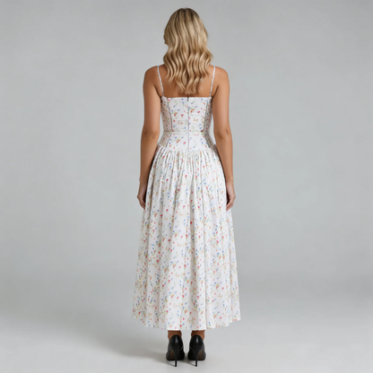 Alaina Corset Midi Dress