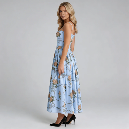 Alaina Corset Midi Dress