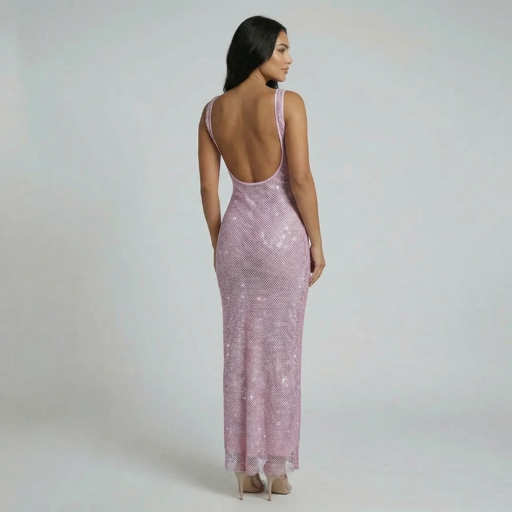 Alara Shimmer Maxi Dress