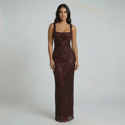 Alara Shimmer Maxi Dress
