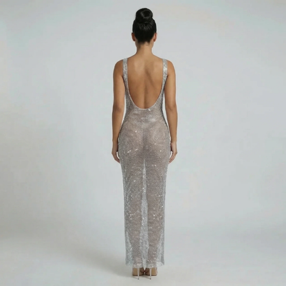 Alara Shimmer Maxi Dress