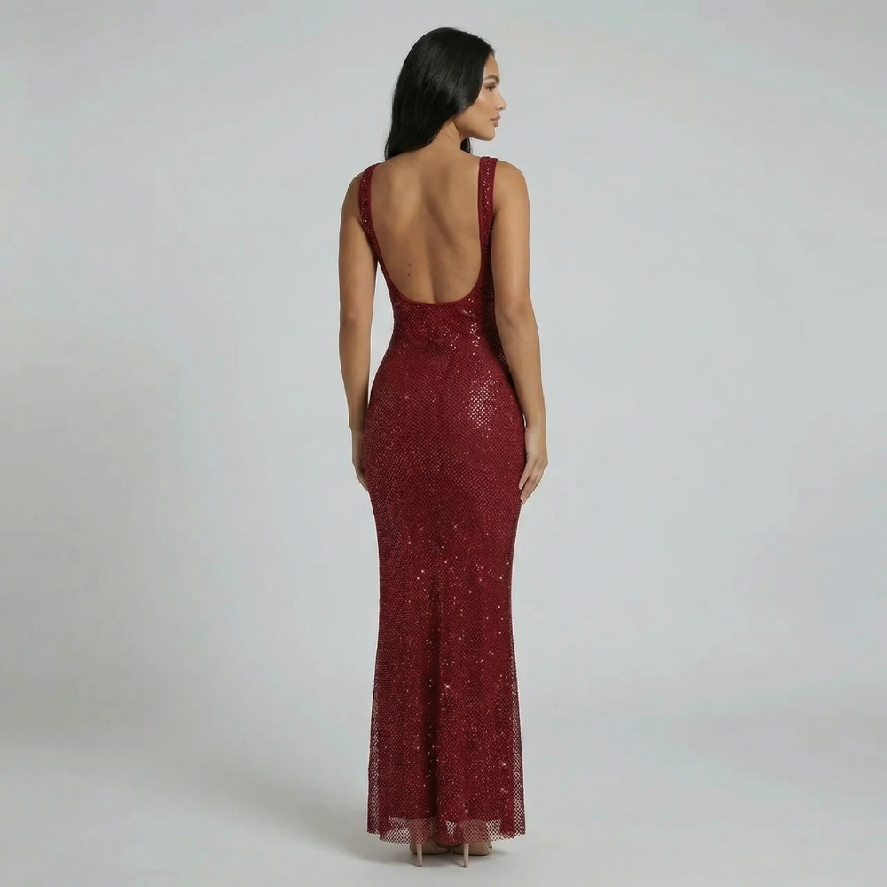 Alara Shimmer Maxi Dress