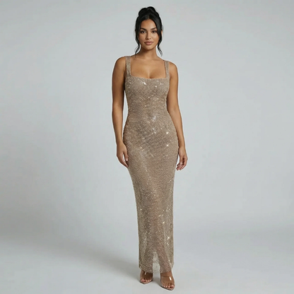 Alara Shimmer Maxi Dress