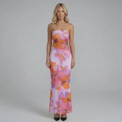Alessia Mesh Maxi Dress