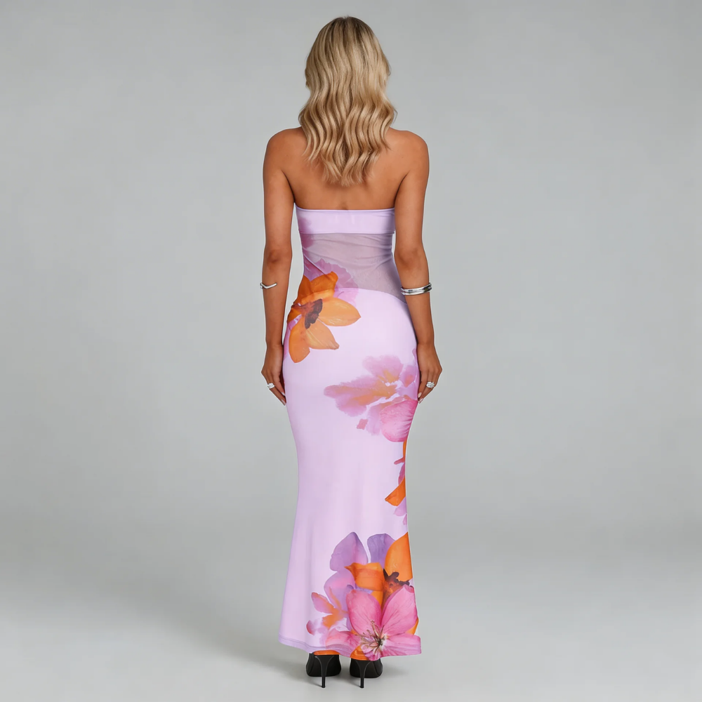 Alessia Mesh Maxi Dress