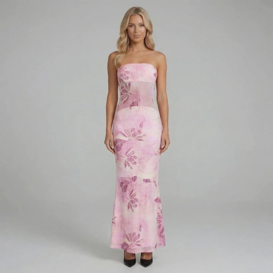 Alessia Mesh Maxi Dress