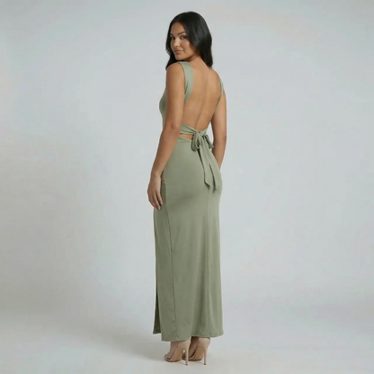 Amara Ruched Maxi Dress