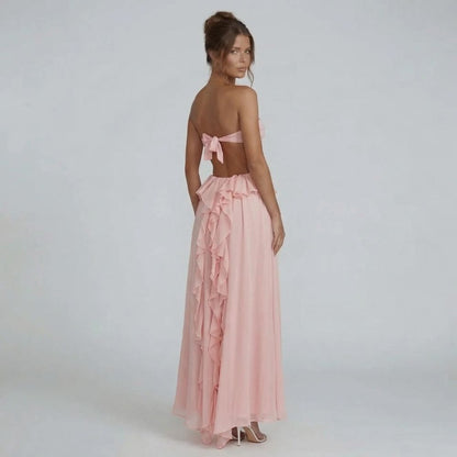 Amelie Rosette Maxi Dress