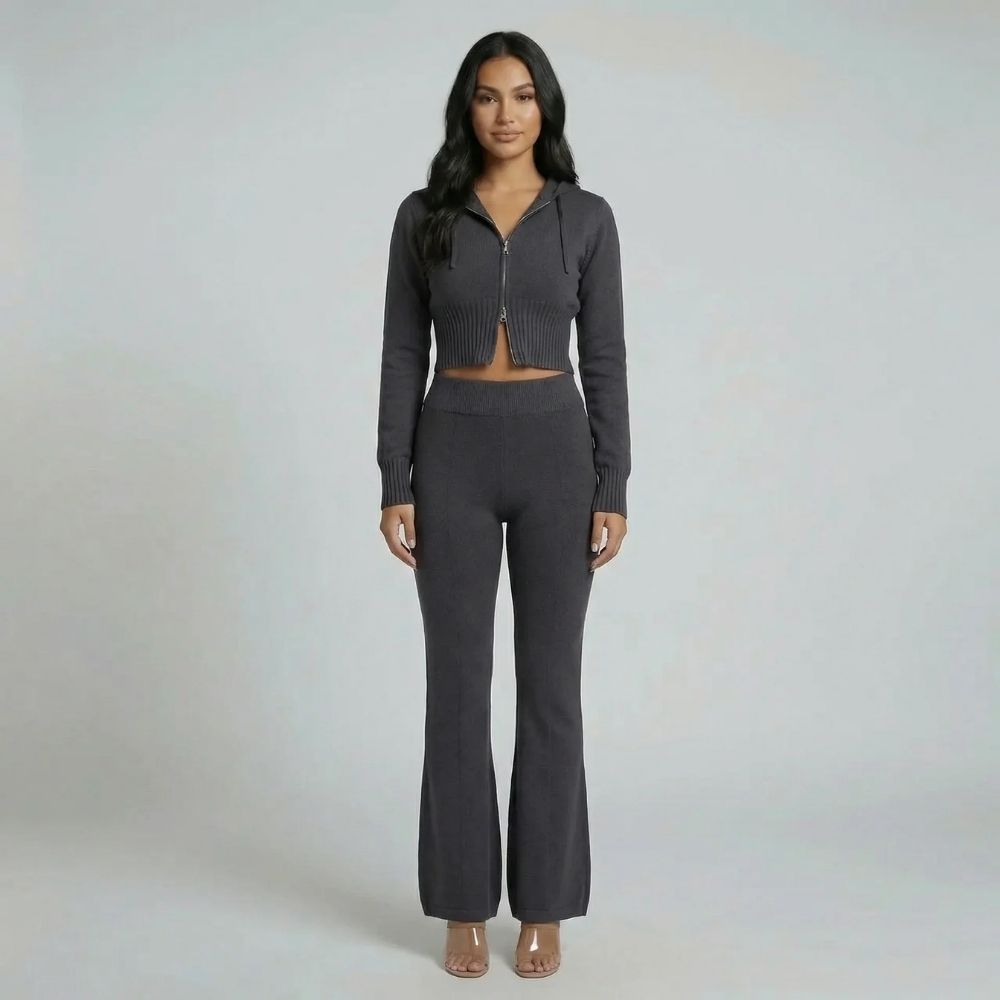 Anika Ribbed Lounge Set