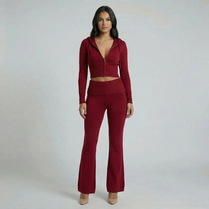 Anika Ribbed Lounge Set