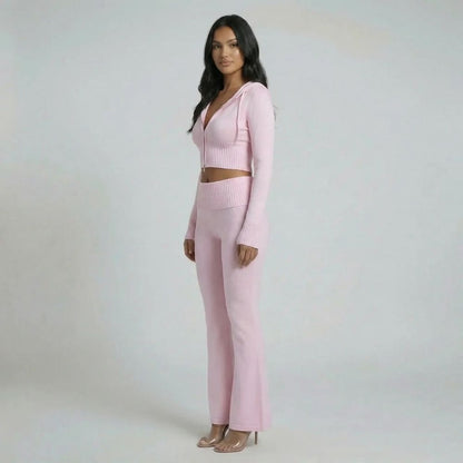 Anika Ribbed Lounge Set