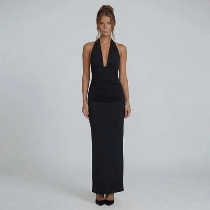 Anika Ruched Maxi Dress