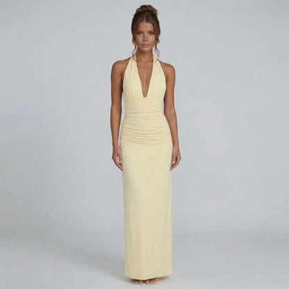 Anika Ruched Maxi Dress