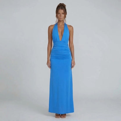 Anika Ruched Maxi Dress