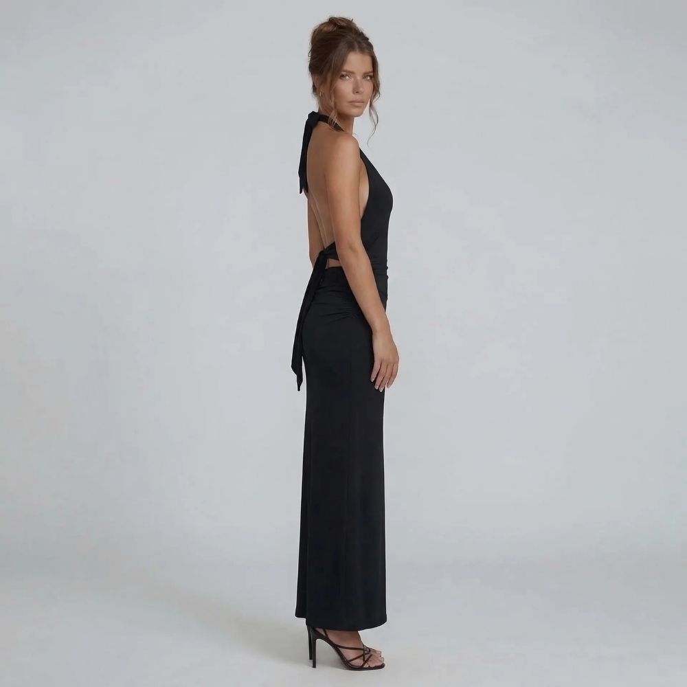 Anika Ruched Maxi Dress