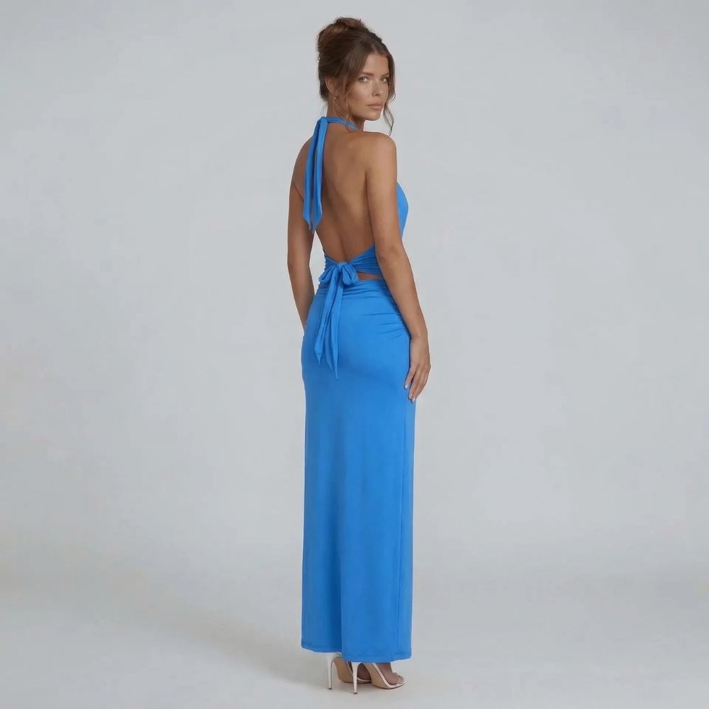 Anika Ruched Maxi Dress