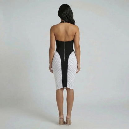 Anika Ruched Midi Dress