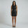 Bianca Leather Mini Dress