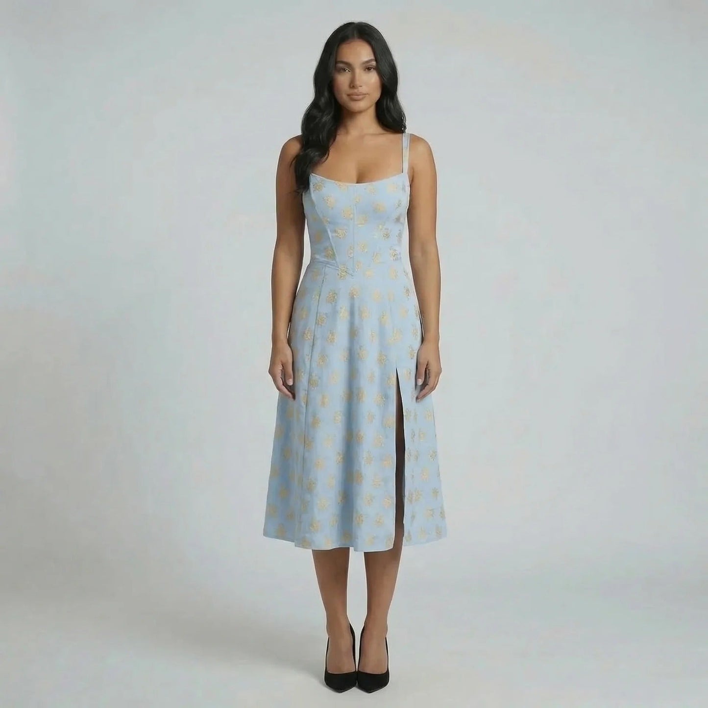 Camila Floral Midi Dress