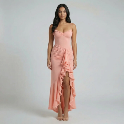 Camille Ruffle Maxi Dress