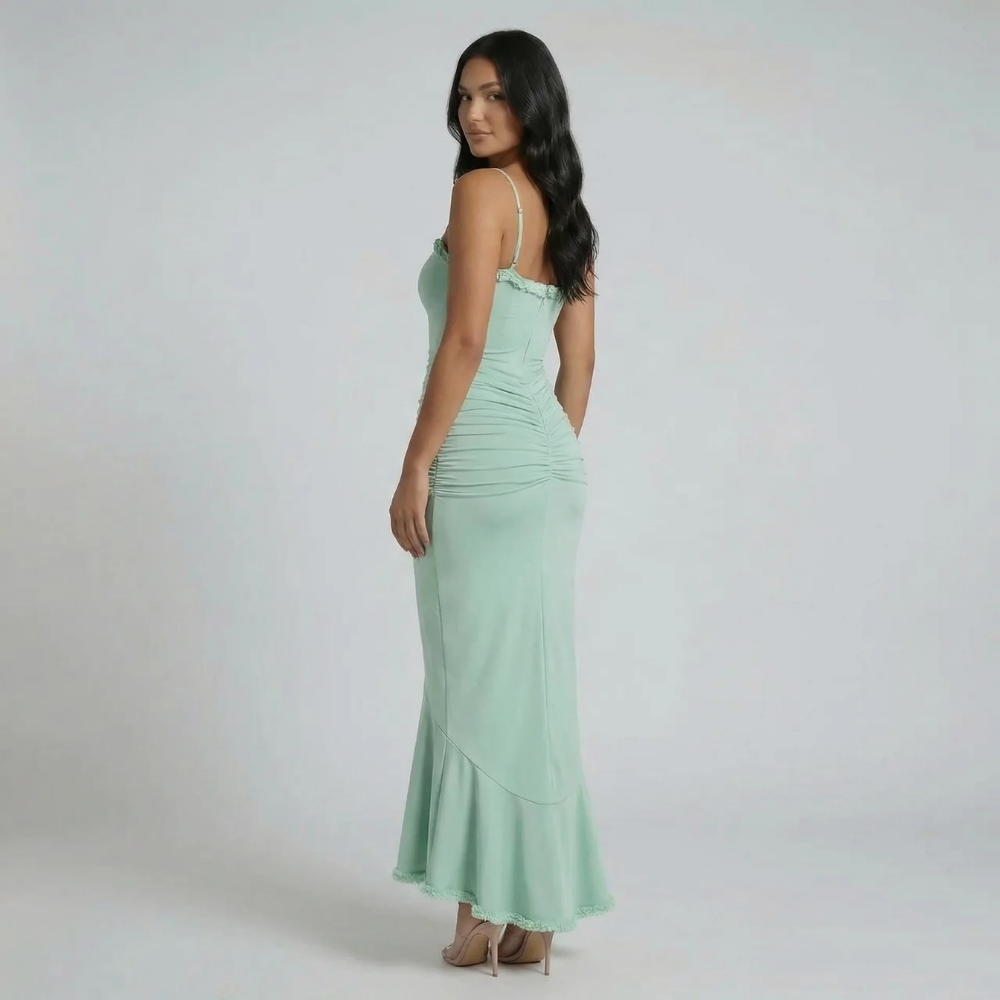 Camille Ruffle Maxi Dress