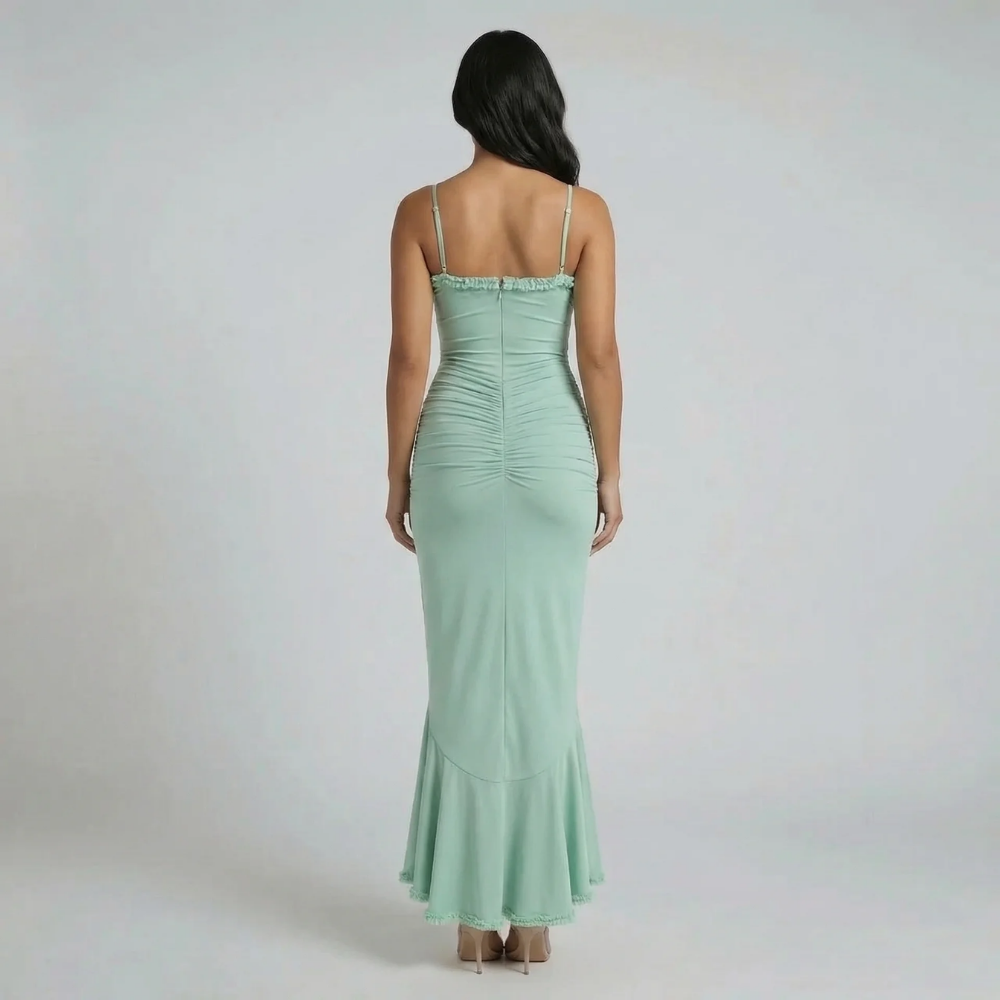 Camille Ruffle Maxi Dress