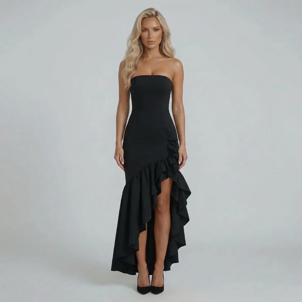 Catalina Ruffle Maxi Dress