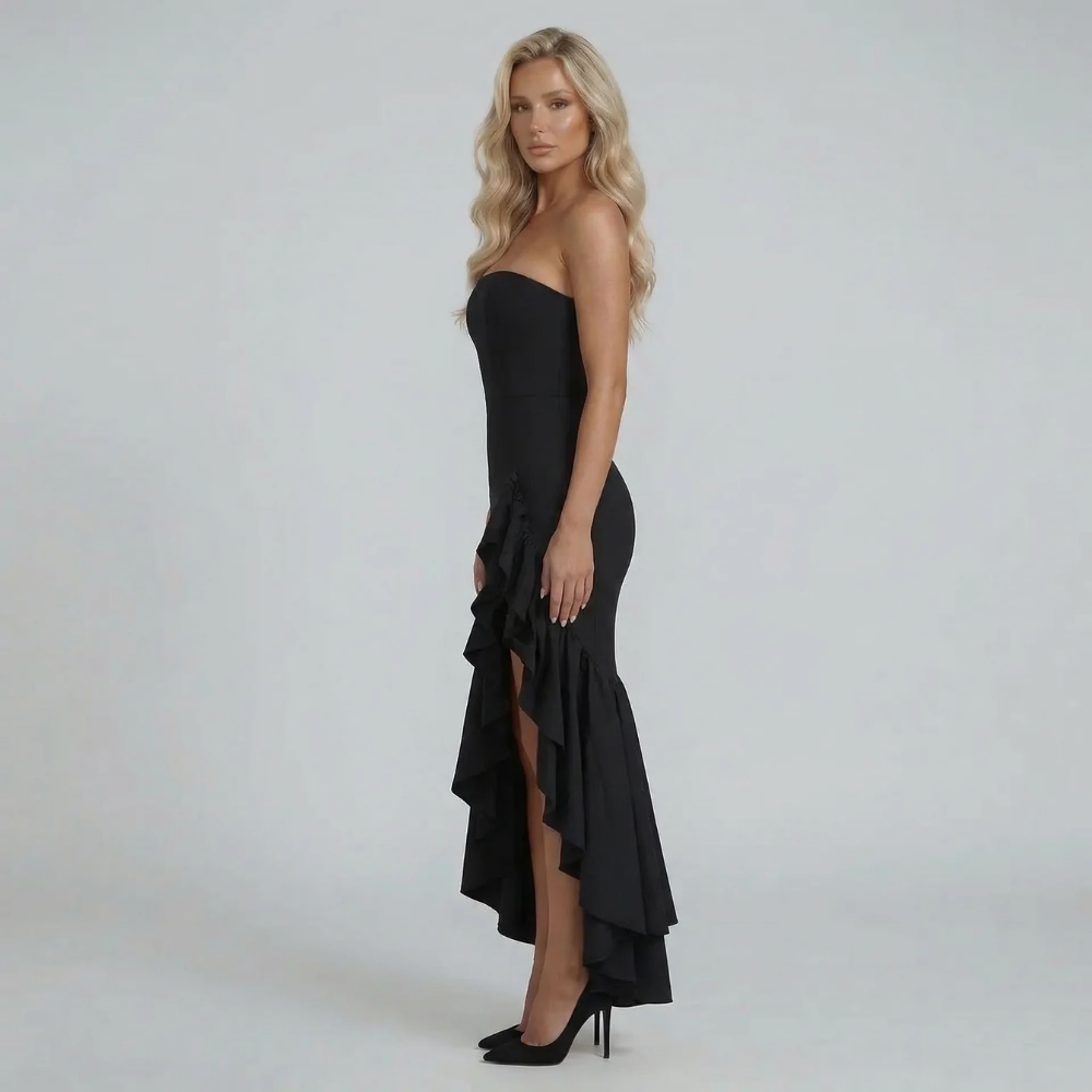 Catalina Ruffle Maxi Dress