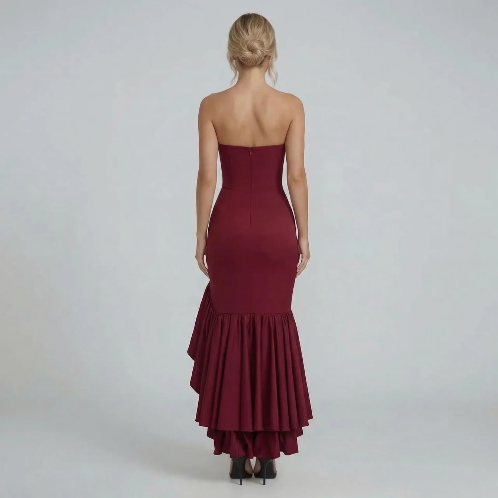 Catalina Ruffle Maxi Dress