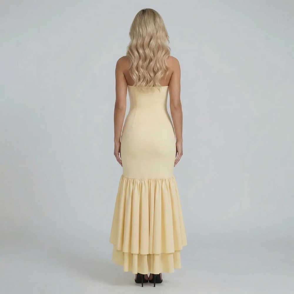 Catalina Ruffle Maxi Dress
