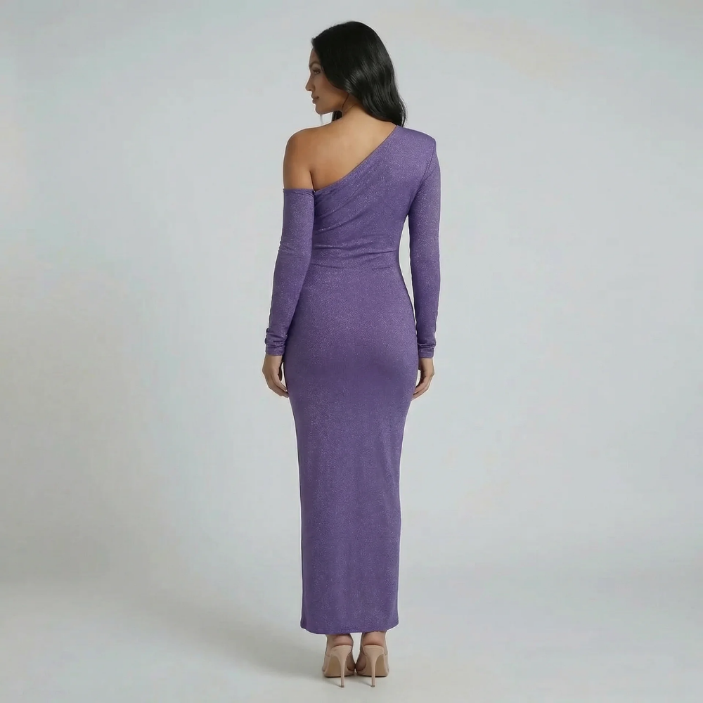 Celina Shimmer Maxi Dress