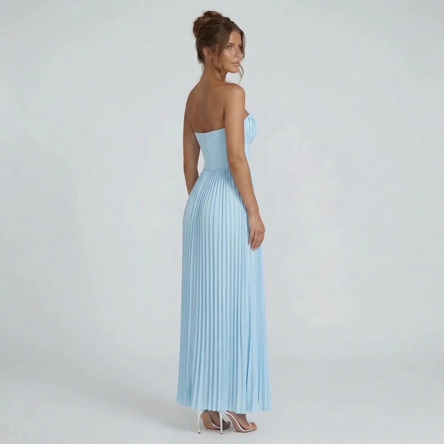 Colette Pleated Maxi Dress